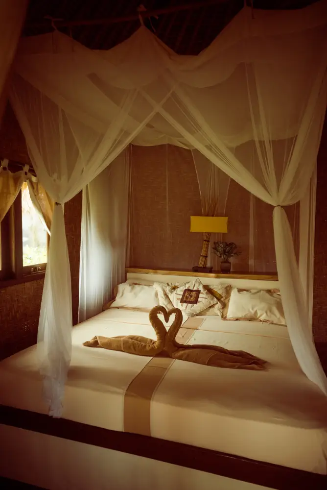 Luxury hotel room detail